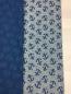 Preview: Bio Jacquard - 3D Relief Anker - grau/blau - Hamburger Liebe