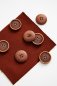 Preview: Knopf Corozo - Blaze - 20 mm - sienna - Mind the Maker