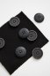 Preview: Knopf Corozo - Blaze - 20 mm - black - Mind the Maker
