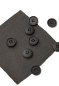 Preview: Knopf Corozo - Blaze - 15 mm - calm grey - Mind the Maker