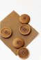 Preview: Knopf Corozo - Blaze - 28 mm - camel - Mind the Maker