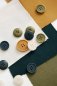 Preview: Knopf Corozo - Blaze - 15 mm - faded blue - Mind the Maker