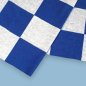 Preview: Bio Jacquard - Square Knit - cobalt blue/creamy white - Mind the Maker