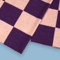 Preview: Bio Jacquard - Square Knit - peach/plum - Mind the Maker
