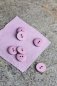 Preview: Knopf Cotton - Curb - 18mm - lilac - Mind the Maker