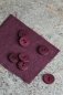 Preview: Knopf Cotton - Curb - 18mm - grape - Mind the Maker