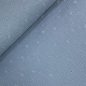 Preview: RESTSTÜCK 0,60m !!! - Musselin - Curling Embroidery - hellblau