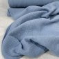 Preview: RESTSTÜCK 0,60m !!! - Musselin - Curling Embroidery - hellblau