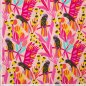 Preview: Baumwoll Popeline - Parrot - rosa/pink/gelb - by Karina + Kind