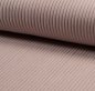 Preview: Bündchen Schlauch - Heavy Rib - dusty pink melange