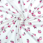 Preview: RESTSTÜCK 0,50m !!! - Bio Baumwolljersey - Peach - fuchsia