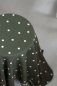 Preview: RESTSTÜCK 0,60m !!! - Viskose Crepe mit LENZING™ ECOVERO™ Fasern - Jolly Dots - green khaki - Mind the Maker