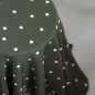 Preview: Viskose Crepe mit LENZING™ ECOVERO™ Fasern - Jolly Dots - green khaki - Mind the Maker