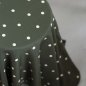 Preview: Viskose Crepe mit LENZING™ ECOVERO™ Fasern - Jolly Dots - green khaki - Mind the Maker