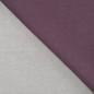 Preview: French Terry - brushed - mauve - Glitzer silber