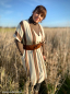Preview: Viskose - Stripes - peppercorn/beige - Bordure Studio - Swafing by Kibadoo
