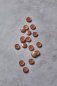 Preview: Knopf Corozo - Dish - 15 mm - rust - meetMilk