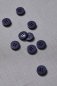 Preview: Knopf Corozo - Plain - 15 mm - blueberry - meetMilk