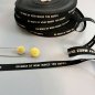 Preview: Webband - Do more of what makes you happy - schwarz/glitzergold - #mehretikette - Ännisews und Prülla