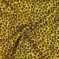 Preview: Musselin - animalprint - senf