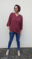 Preview: Viskose - Striple - petunia/deep claret - Bordure Studio - Swafing by Kibadoo