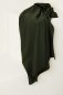 Preview: RESTSTÜCK 1,20m !!! - Bio Strick - Gem Pointelle - green khaki - Mind the Maker
