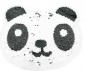 Preview: Applikation - Wendepailletten - Panda - Weiß - Aufnäher