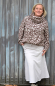 Preview: Jacquard Jersey - Emily Leo - naturweiß/peppercorn