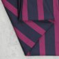 Preview: RESTSTÜCK 0,80m !!! - Bio Sweat - Stripe Sava mit TENCEL™ Modal - dark navy/cherry - meetMilk
