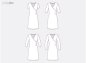 Preview: Papierschnittmuster - Violet - Jerseykleid - Damen - Pattydoo