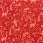Preview: Baumwolle - Winterwald - rot - Nostalgic Christmas - Rico Design