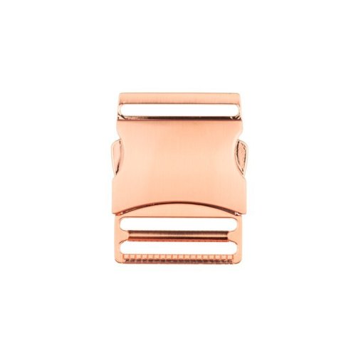 Metall Steckschnalle - 40 mm - roségold