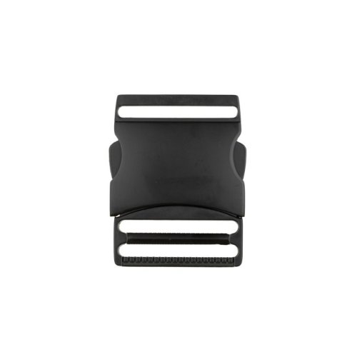 Metall Steckschnalle - 40 mm - schwarz