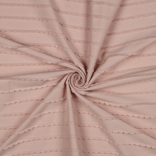 RESTSTÜCK 0,50m !!! - Jersey - Ruffles - nude