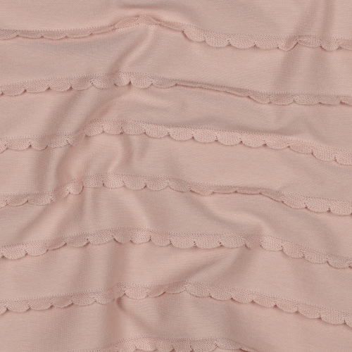Preview: RESTSTÜCK 0,50m !!! - Jersey - Ruffles - nude