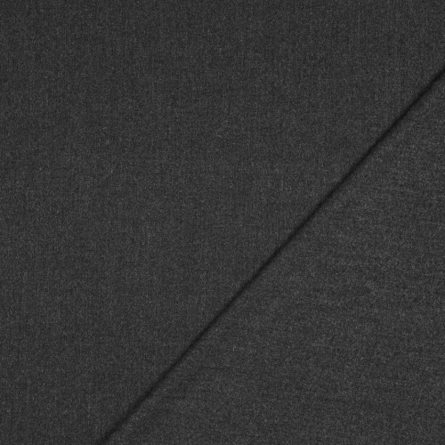 Preview: Viskose Gabardine Stretch - Wool Touch - dunkelgrau meliert
