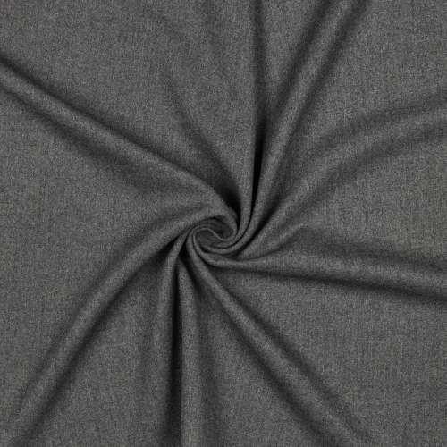 Viskose Gabardine Stretch - Wool Touch - grau meliert