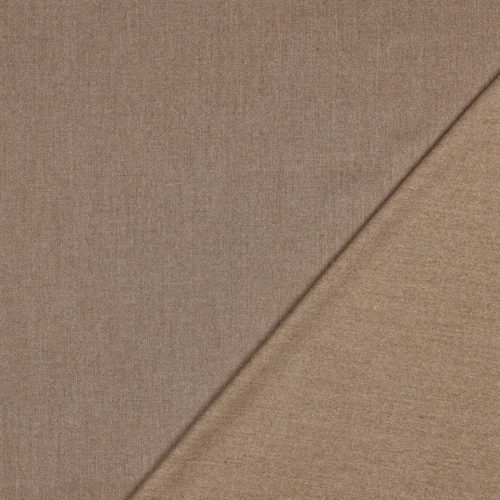Preview: Viskose Gabardine Stretch - Wool Touch - sand meliert
