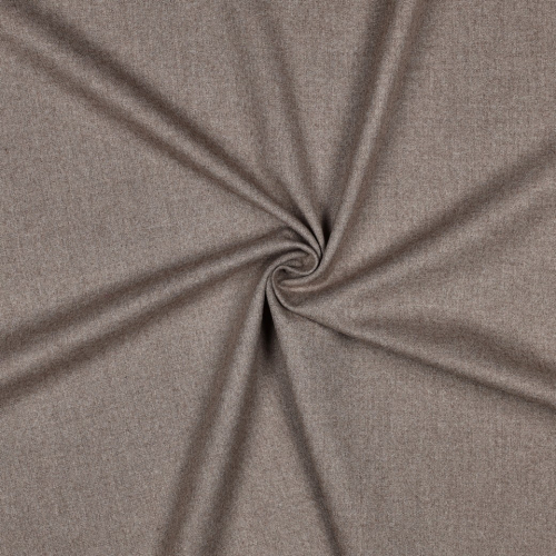 Viskose Gabardine Stretch - Wool Touch - taupe meliert