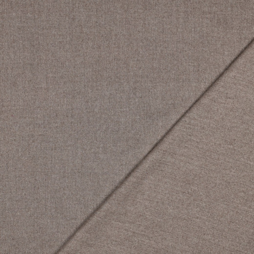 Preview: Viskose Gabardine Stretch - Wool Touch - taupe meliert