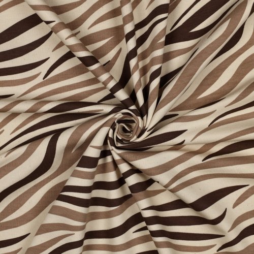 Preview: Sweat - Zadok Zebra - braun/ecru/beige