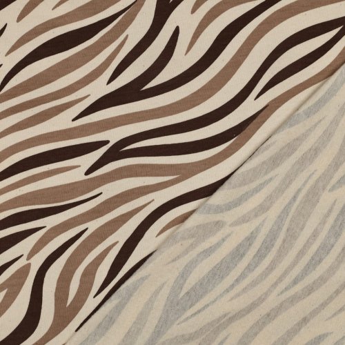 Preview: Sweat - Zadok Zebra - braun/ecru/beige