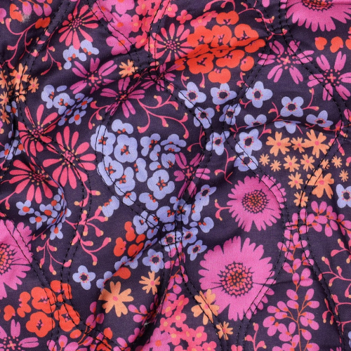 Preview: Doubleface Stepper - Mieke Flower - lila/violett