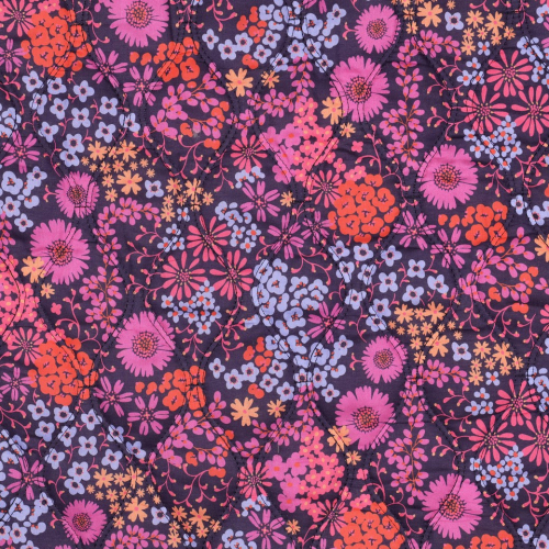 Preview: Doubleface Stepper - Mieke Flower - lila/violett