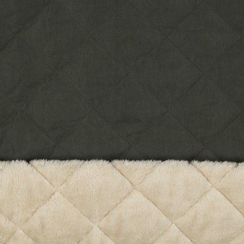 Jackenstepper mit Plüschabseite matt - Gyda - khaki