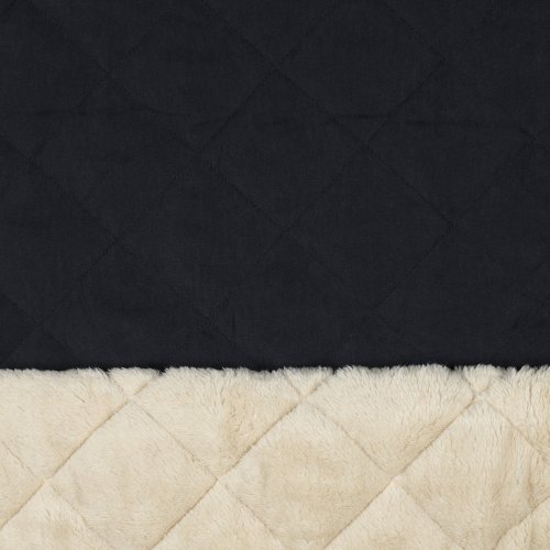 Jackenstepper mit Plüschabseite matt - Gyda - navy