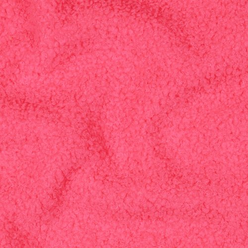 Preview: RESTSTÜCK 0,40m !!! - Double Sided - Teddy Fleece - pink neon
