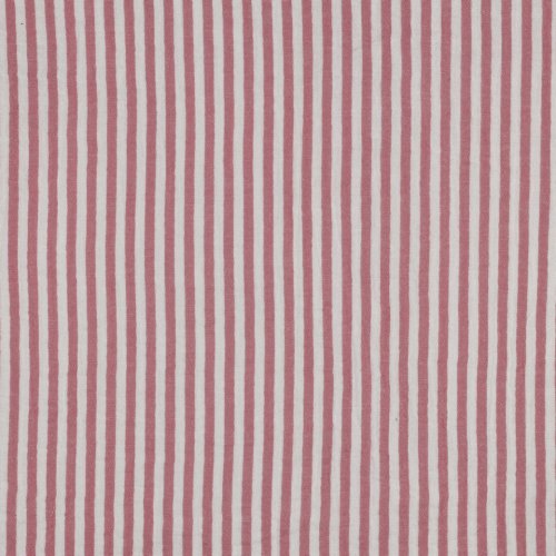 Preview: Musselin - Piero Streifen - garngefärbt - rosa/weiß