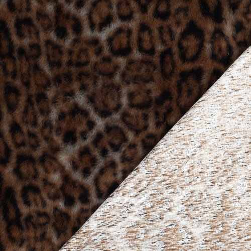 Preview: Fellimitat - Shira Leopard - grau/schwarz