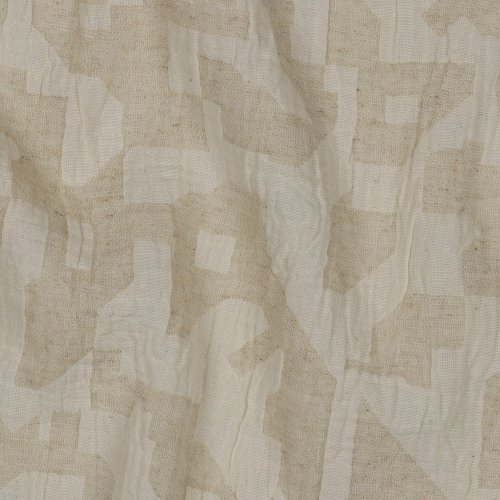 Baumwoll Leinen Viskose Gemisch - Alvar Struktur - sand/beige